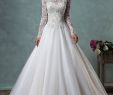 2 In 1 Wedding Dress Beautiful White Wedding Gowns with Sleeves Fresh Ivory Wedding Dresses