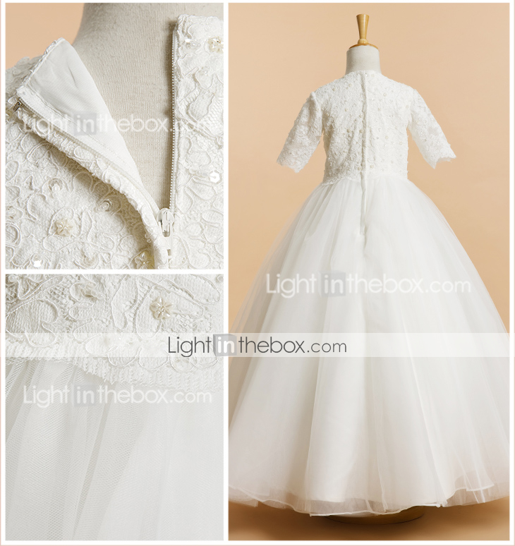 wedding gowns under 200 inspirational a line tea length flower girl dress tulle short sleeve jewel neck