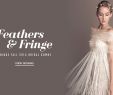 2016 Fall Wedding Dresses Elegant Wedding Dresses Unique Feather & Fringe Bridal Gowns