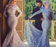 2016 Fall Wedding Dresses Luxury Lace Mermaid Dress 2016 Muslim High Neck Lace Long Sleeve Wedding Dress Mermaid Wedding Dresses Western Wedding Dresses Bridal Dresses 2015 From