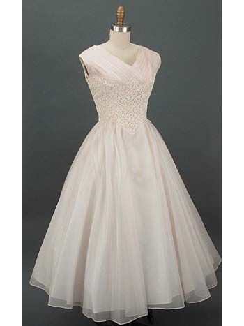 50s Inspired Wedding Dresses Awesome Authentic 1950s Tea Length Dress 50s Lace Silk Wedding Dress