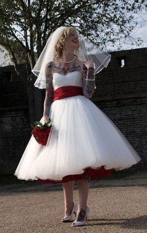 50s Style Wedding Dresses Elegant 1950s Wedding Dress Tea Length Wedding Dress Rockabilly