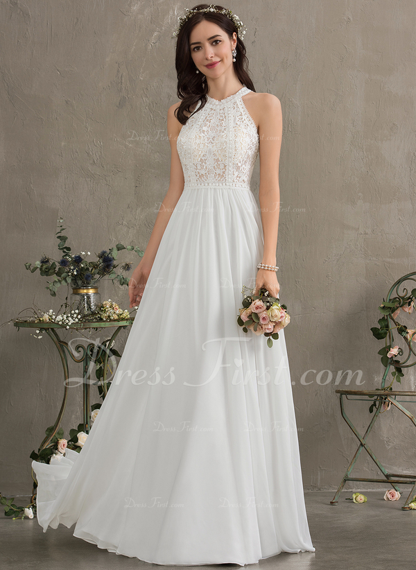 99 Dollar Wedding Dresses Awesome [us$ 156 99] A Line Scoop Neck Floor Length Chiffon Wedding Dress Jjshouse