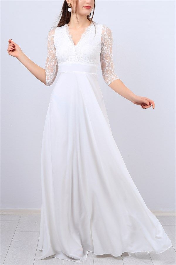 99 Wedding Dresses Luxury 99 95 Tl Beyaz Dantel DetaylÄ± Bayan Abiye B