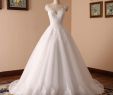 A Frame Wedding Dress Elegant Discount 2018 Simple New V Neck Lace White Wedding Dresses Gowns Low Back Real Wedding Gowns Bride Dresses Cheap Wedding Dresses Line Corset