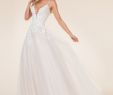 A Line Bridal Dresses Fresh Full A Line Deep V Moonlight Tango Wedding Dress T872
