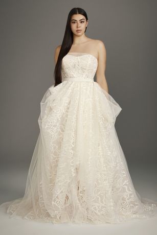 A Line Strapless Wedding Dresses Fresh White by Vera Wang Wedding Dresses & Gowns