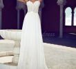A Line Wedding Dress Best Of Elegant A Line Beach Straps Wedding Dress Bridal Dress Long
