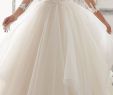 A Line Wedding Dress Lovely Lavish Tulle & organza V Neck A Line Wedding Dresses with
