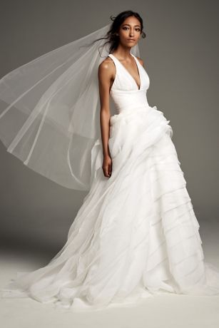 A Line Wedding Dress Slip Unique White by Vera Wang Wedding Dresses & Gowns