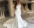 Affordable Gowns Best Of F the Shoulder Vintage Wedding Dress Illusion Long Sleeves Lace Appliques White Ivory Bridal Gown Mermaid Chapel Train Vestido De Novia