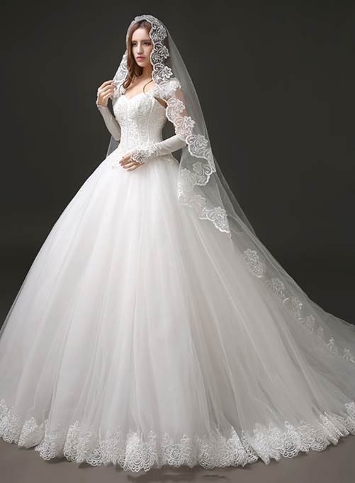 Affordable Wedding Gowns Inspirational Lace Ball Gown Wedding Dress with Sleeves Elegant Ball Gown