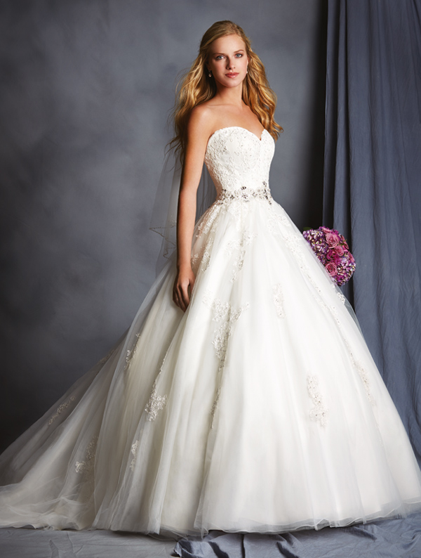 The Bridal Studio Alfred Angelo Wedding Dress 2492 Front Full Length