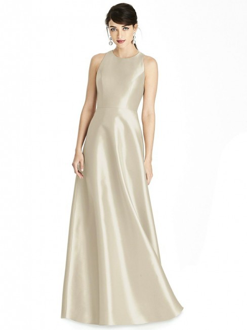 Alfred Sung Wedding Dresses Lovely Alfred Sung D746 Jewel Neck Bridesmaid Dress