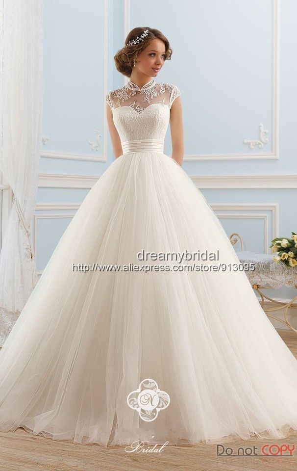 Aliexpress Wedding Dresses 2015 Luxury Full 1 Naviblue Bridal Dress1
