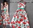 Aliexpress Wedding Dresses 2015 New Us $109 0 2015 Spring New Painting Red Rose Print Sleeveless Tutu Fashion Knee Length Dress Beach Wedding Party In Dresses From Women S Clothing