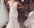 All Lace Wedding Dress Awesome Retro Lace Mermaid Wedding Dresses Champagne Lining Sheer Neck Cap Sleeve Bridal Gowns Back Covered buttons Sweep Train Wedding Vestidos