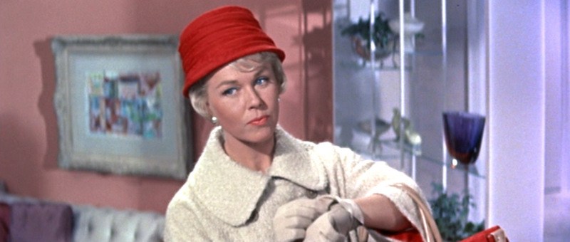 Pillow Talk Doris Day red hat top1