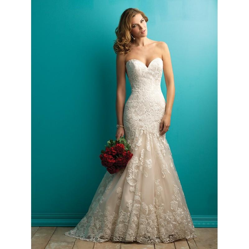 allure bridals 9257 strapless lace mermaid wedding dress crazy sale bridal dressesspecial wedding dressesunique 2017 new style dresses