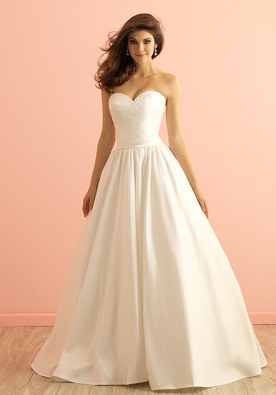 Allure Romance Inspirational Allure Romance 2855 A Line Wedding Dress