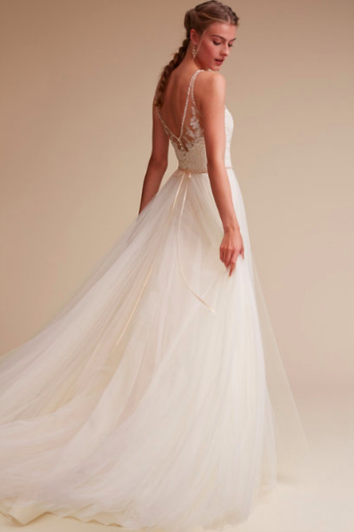 Altered Wedding Dresses Lovely Bhldn Cassia $900 Size 6