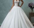 Amelia Sposa 2016 Wedding Dress New Cheap 2016 Spring Summer Amelia Sposa Ball Gown Wedding Dresses Puffy Tulle Bridal Gowns Sweetheart Sequins Beaded Backless Plus Size Dress 2017 as
