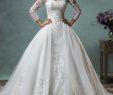 Amelia Sposa 2016 Wedding Dresses Beautiful 2017 Long Sleeve Lace Wedding Dresses Over Skirt Amelia