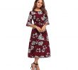 Appropriate Dresses to Wear to A Wedding Best Of Floor Length Floral Print Chiffon Maxi Dress Amazon