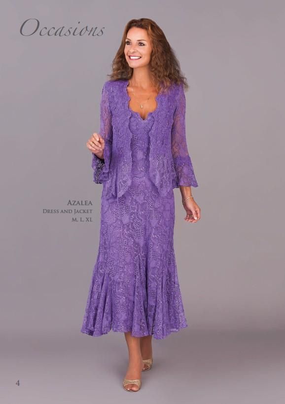 Azaelea Dresses Inspirational Ann Balon Collection – Dress & Jacket – Azalea — Mother Of