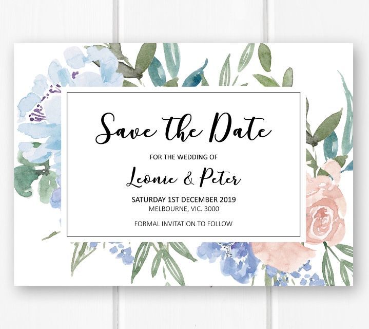 Baby Blue Wedding Awesome Blue Wedding Invitation Save the Date Printable Baby Blue