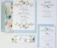 Baby Blue Wedding Awesome Dusty Blue Wedding Invitations Floral Wedding Invite Suite