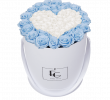 Baby Blue Wedding Lovely Heart Symbol Infinity Rosebox Baby Blue & Pure White