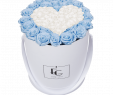 Baby Blue Wedding Lovely Heart Symbol Infinity Rosebox Baby Blue & Pure White