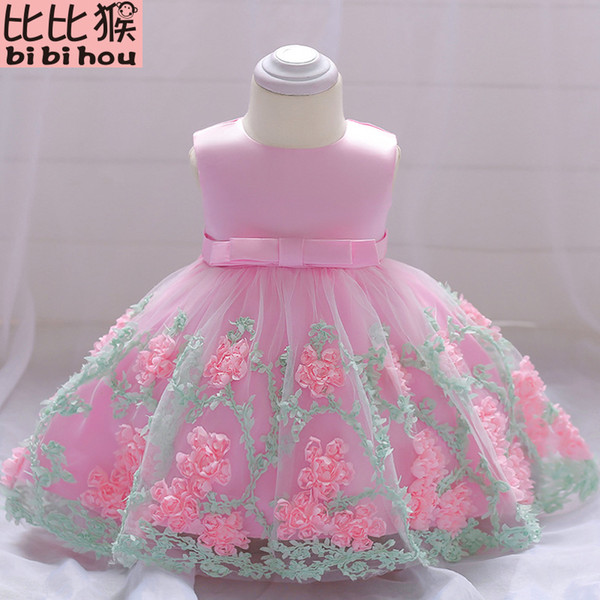 Baby Dresses for Wedding Luxury 2019 2018 Vintage Baby Girl Dress Baptism Dresses for Girls 1st Year Birthday Party Wedding Christening Baby Infant Clothing Bebes Y From Gou08