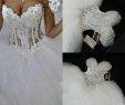Baby Online Wedding Dresses Unique 2018 Luxury Ball Gown Wedding Dresses Sweetheart Beaded Pearl See Through Lace Tulle Floor Length Wedding Dresses Bridal Gowns Sb001