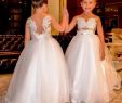 Baby Wedding Dresses Best Of 2018 2017 White Tulle Pearls Flower Girl Dresses Lace Pearls Backless Child Wedding Dresses Vintage Little Girl Pageant Dresses From Dhbay1991 $60 31