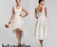 Backyard Wedding Dresses New Vintage Short Lace Wedding Dresses Hi Low V Neck A Line High Low Country Wedding Gowns Custom Cheap Beach Garden Ivory Bridal Gowns