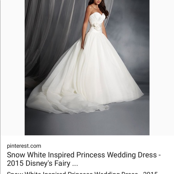 Banana Republic Wedding Dresses Inspirational 2015 Snow White Wedding Dress Alfred Angelo Disney Nwt