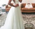 Bargin Wedding Dresses Inspirational Elegant A Line V Neck Outside Ivory organza Cheap Wedding