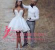 Beach Wedding Dresses Casual Unique 2019 Sweetheart Short Casual Beach Lace Wedding Dress New A Line Bridal Gowns Custom Size Handmade Appliques Best Selling Fashion Romantic