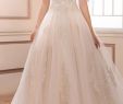 Beaded A Line Wedding Dresses Awesome Romantic Wedding Dress Tulle F the Shoulder Bride Dress