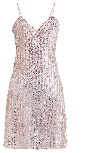 Beaded Slip Dress Awesome Slip Dress with Sheer Overlay Shopstyle