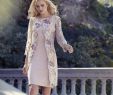 Below the Knee Dresses for Wedding Guests New Elegant Knee Length Mother the Bride Dresses with Lace Jacket Flower Lilac Long Sleeves Short Sheath Wedding Guest Dress Plus Size 2019 Modern