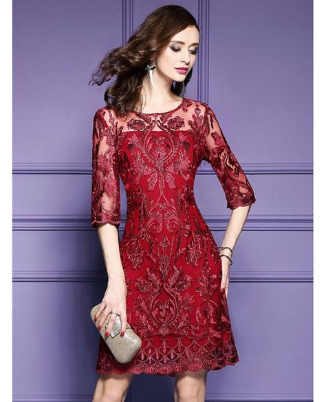 Best Places to Buy Wedding Guest Dresses Elegant Elegant Burgundy Short Wedding Guest Dress for Over 40 50