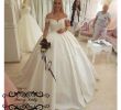 Best Time to Buy Wedding Dress Lovely 2019 Wedding Dress for Women Appliques Vintage White Satin F Shoulder Long Puffy Ball Gown Bridal Dresses Vestido De Noiva Bargain Wedding Dresses