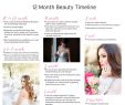 Best Wedding Magazines Awesome 12 Month Wedding Beauty Timeline