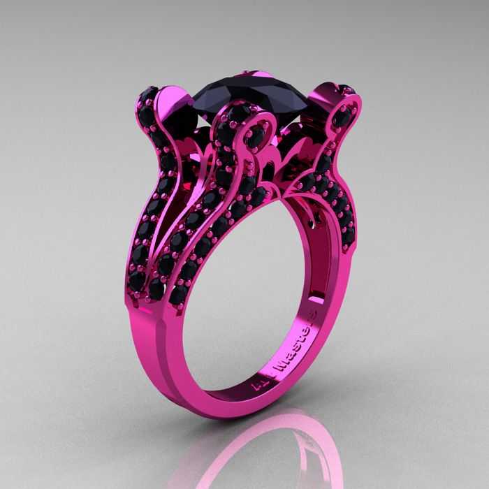 pin by lori hewson on love love love jewellery pinterest fresh of black and pink wedding ring sets of black and pink wedding ring sets