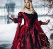 Black and Red Gothic Wedding Dresses Beautiful Gothic Sleeping Beauty Princess Me Val Red and Black Ball