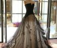 Black and White Wedding Dresses Plus Size Unique New Custom White Ivory and Black Wedding Dress Bridal Gown