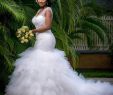 Black Girl Wedding Dresses Elegant Black Mermaid Wedding Gown New Amelia Sposa Wedding Dress